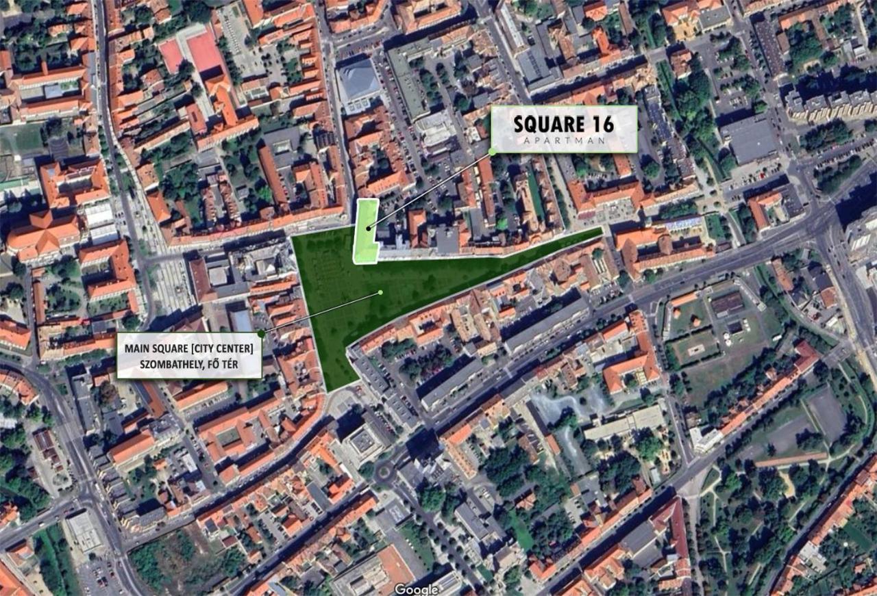 Square 16 Apartman - Absolutely Central Location With Self Check In Szombathely Eksteriør bilde